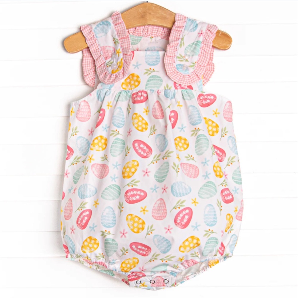 NWT Stitchy Fish Easter Bubble - 18m Happy Hunt